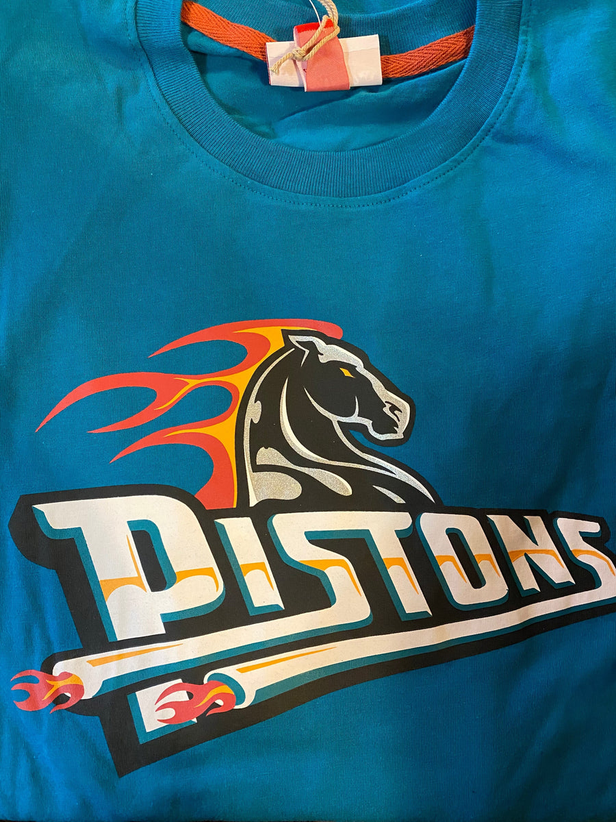 Detroit Pistons Teal Long Sleeve TShirt (Youth)