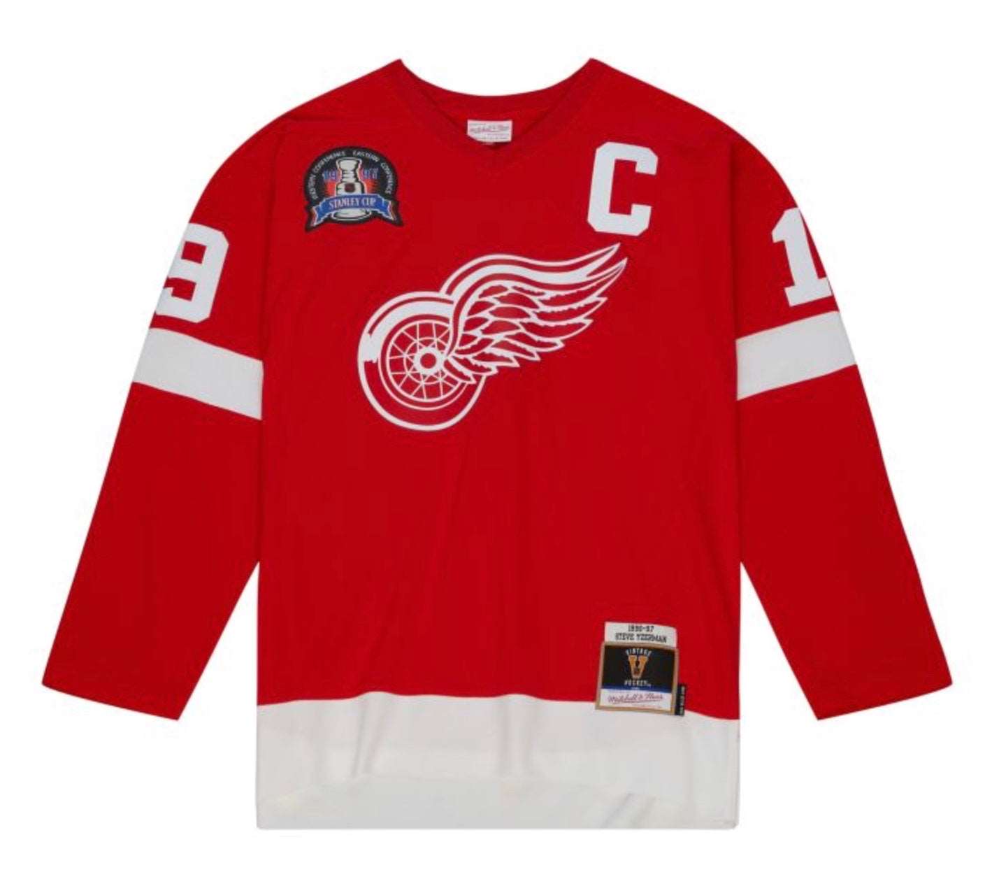 Mitchell Ness Blue Line Steve Yzerman Detroit Red Wings Dark 1996 Jersey