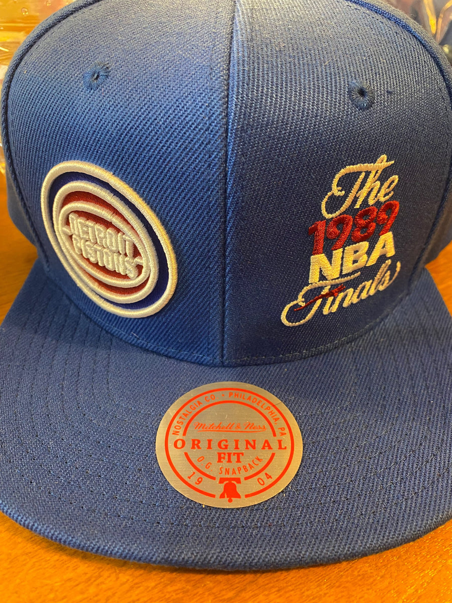 Detroit Pistons The 1989 NBA Finals Blue Logo Snapback