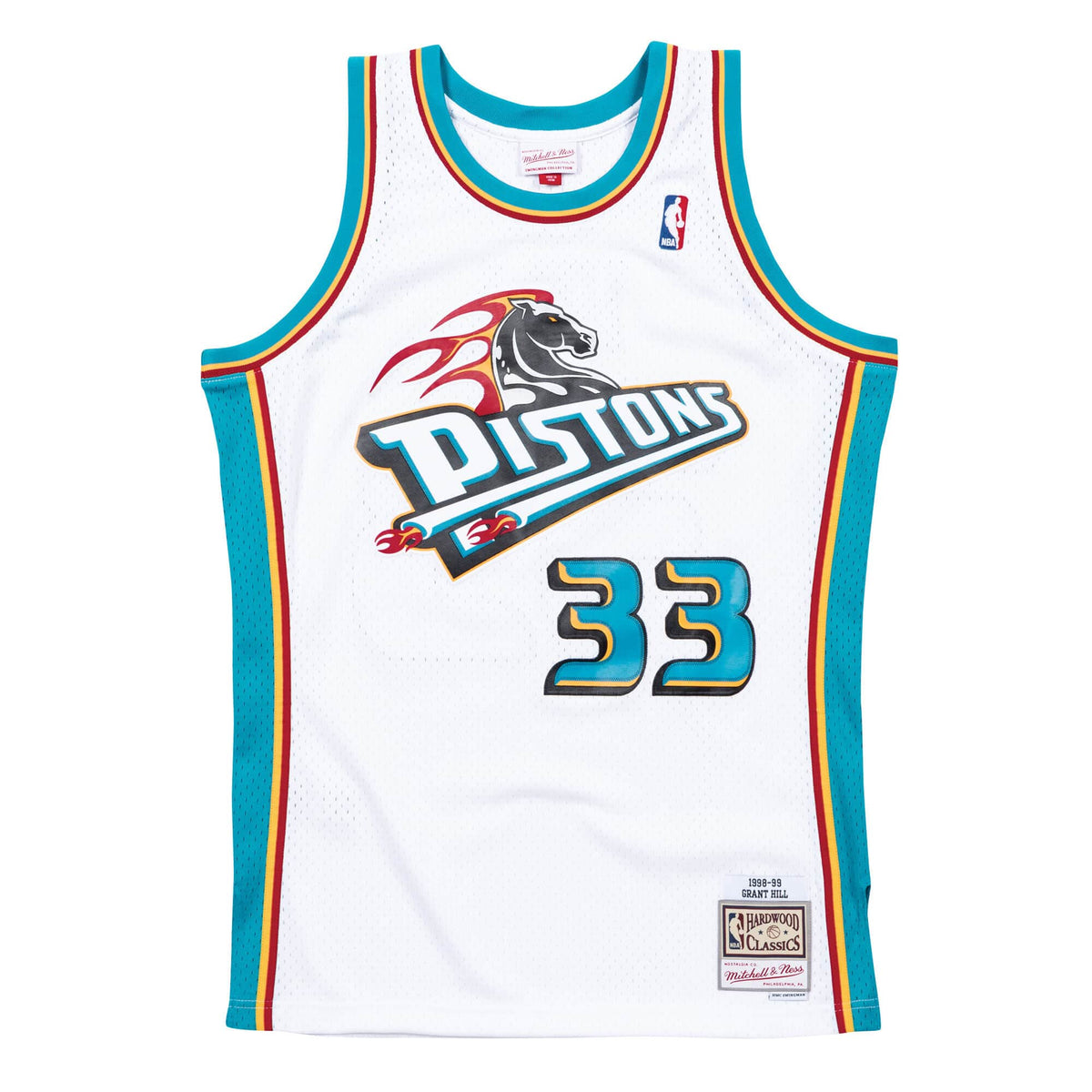 【送料無料ライン/39ショップ】 Swingman Jersey Detroit Pistons 1998-99 Grant Hill ウェア