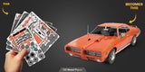 Metal Earth 1969 Pontiac GTO 'Judge' Metal Earth