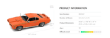 Metal Earth 1969 Pontiac GTO 'Judge' Metal Earth
