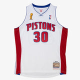 Mitchell & Ness Jersey Rasheed Wallace White Detroit Pistons 2003/04 Hardwood Classics Authentic Jersey 697589774981