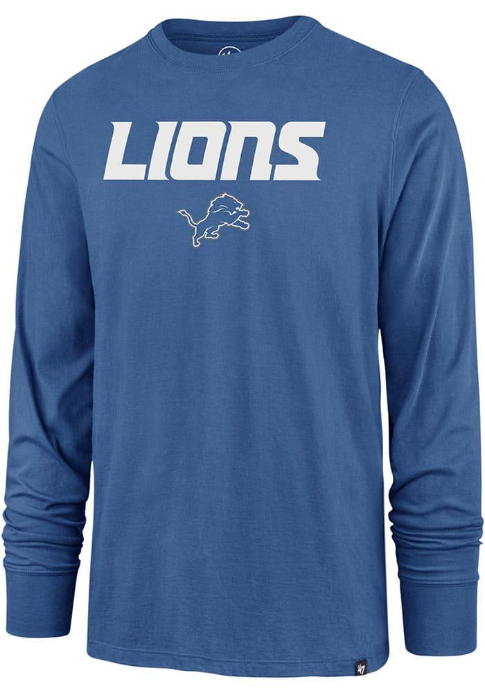 Detroit Lions 47 Brand Men's Gray Franklin T-Shirt Tee - Medium