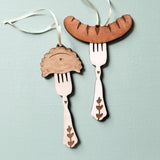 Sausage Ornament Polish Folk Art