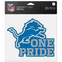 Detroit Lions One Pride Decal