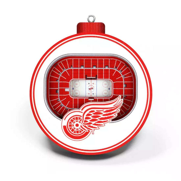 Detroit Red Wings Fan Ornament