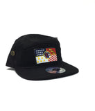 Detroit City Flag 5 Panel Hat, Military Style Cap