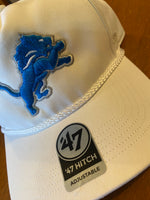 Detroit Lions White Rope Hat