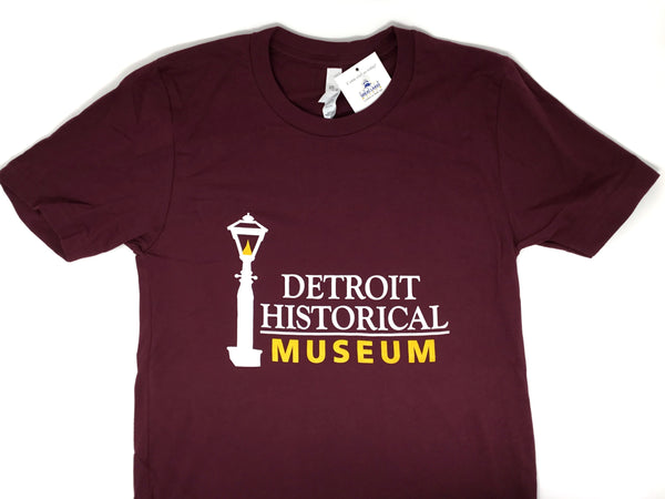 Detroit Historical Museum T-Shirt - Burgundy