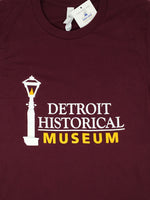 Detroit Historical Museum T-Shirt - Burgundy