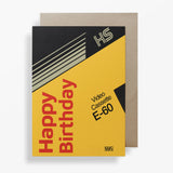 VHS Retro Kodak Inspired Happy Birthday Card
