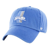 '47 Brand Ball Cap Detroit Lions Historic Blue Raz Vintage Logo Clean Up 887738546099