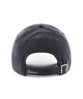 '47 Brand Ball Cap Detroit Tigers 47 Brand Navy Sparkle Team Color Womens Clean Up Hat 053838341326