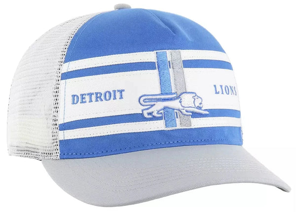 '47 Brand Hat '47 Men's Detroit Lions Super Stripe Hitch Throwback Hat