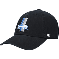 '47 Brand Hat Detroit Lions '47 Black Clean Up Legacy Adjustable Hat 673106668315