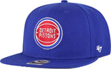 '47 Brand Hat Detroit Pistons No Shot Captain Snapback Hat 196505362900