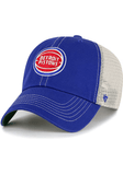 '47 Brand Hat Detroit Pistons Trawler Clean Up Adjustable Hat - Blue, 197723009530