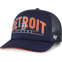 '47 Brand Hat Detroit Tigers Adjustable Mesh Navy Blue Trucker Hat 196895433303