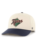 '47 Brand Hat Detroit Tigers Base Knock Hitch Adjustable Hat - Tan 197172077142