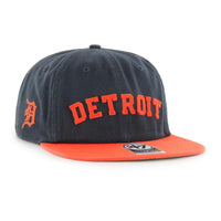 '47 Brand Hat Detroit Tigers City Block Captain Snapback 197172383946