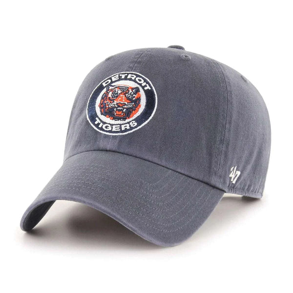 '47 Brand Hat Detroit Tigers Cooperstown Vintage Navy 47 Clean Up 889313295668