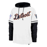 '47 Brand Hoodie Detroit Tigers Cooperstown Trifecta '47 Shortstop Pullover Hood
