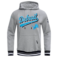 '47 Brand Hoodie NFL Detroit Lions Script Tail Men's Rib Fleece Pullover Hoodie