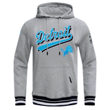 '47 Brand Hoodie NFL Detroit Lions Script Tail Men's Rib Fleece Pullover Hoodie