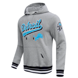 '47 Brand Hoodie NFL Detroit Lions Script Tail Men's Rib Fleece Pullover Hoodie