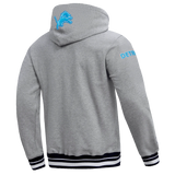 '47 Brand Hoodie NFL Detroit Lions Script Tail Men's Rib Fleece Pullover Hoodie