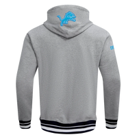 '47 Brand Hoodie NFL Detroit Lions Script Tail Men's Rib Fleece Pullover Hoodie