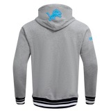 '47 Brand Hoodie NFL Detroit Lions Script Tail Men's Rib Fleece Pullover Hoodie