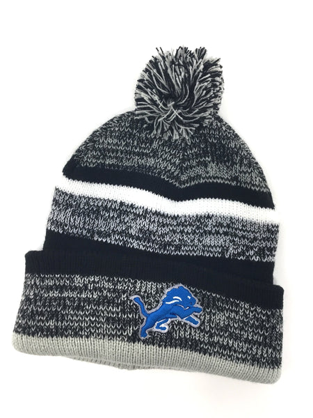 '47 Brand Knit Cap Detroit Lions Black Northward Cuff Knit Hat 197172510540