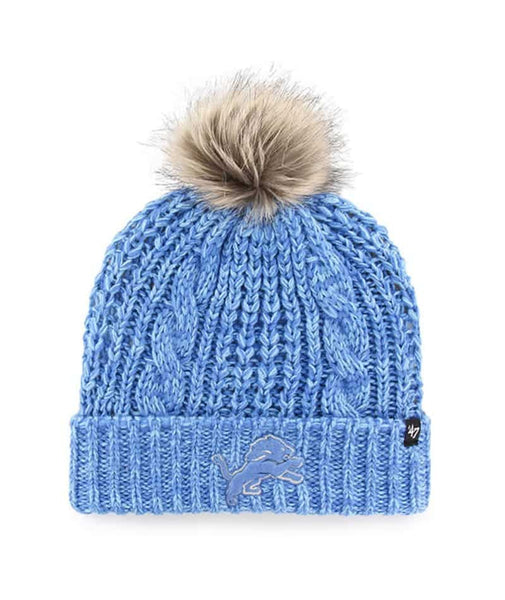 '47 Brand Knit Cap Detroit Lions Women’s 47 Brand Blue Raz Meeko Cuff Knit Hat