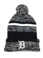 '47 Brand Knit Cap Detroit Tigers Northward Knit Hat with Pom 191119287694