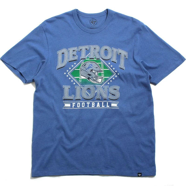 '47 Brand T-Shirt Detroit Lions Field Pass Franklin Cadet Blue T-Shirt