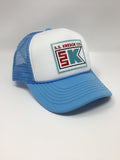 Kresge Logo Foam Trucker Patch Hat - Sky Blue