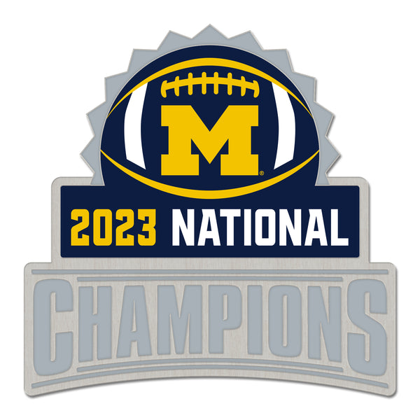 Michigan Wolverines CFP National Champions Collector Pin