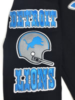 Detroit Lions Retro Classic Patchwork Hoodie