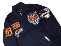 Navy Detroit Tigers Bomber Patch Jacket