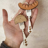 Sausage Ornament Polish Folk Art