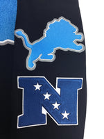 Detroit Lions Retro Classic Patchwork Hoodie