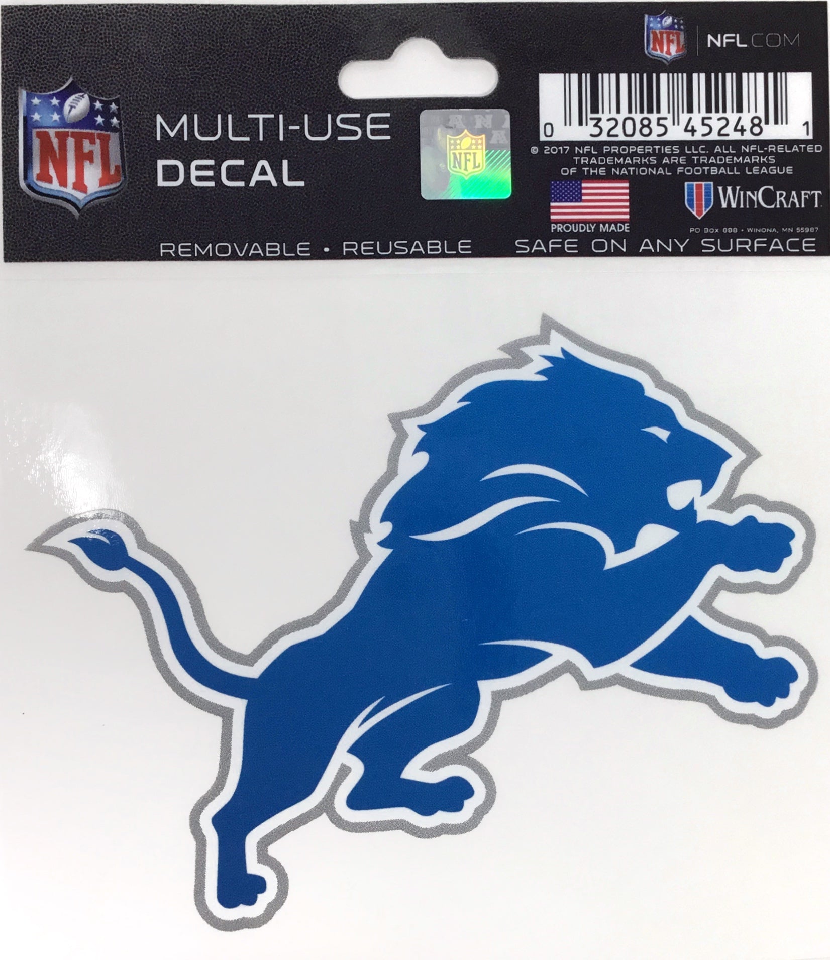 Detroit Lions Logo Multi-use decal