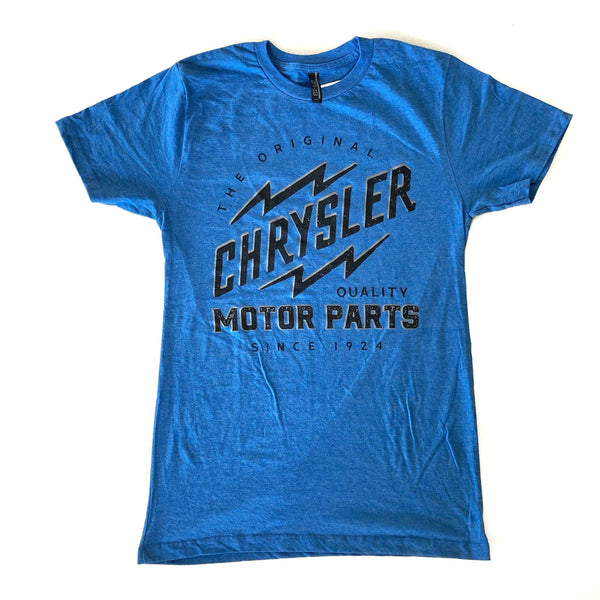 Chrysler Motor Parts Blue T-Shirt - Detroit Historical Society