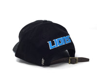 Detroit Lions Football/Logo Hat Black