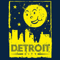 Detroit City Moon T-Shirt - Navy - Detroit Historical Society