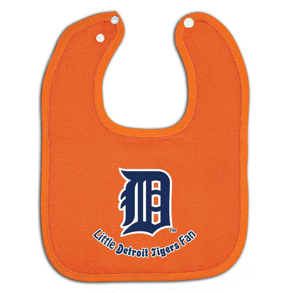 Detroit Tigers Colored Snap Baby Bib