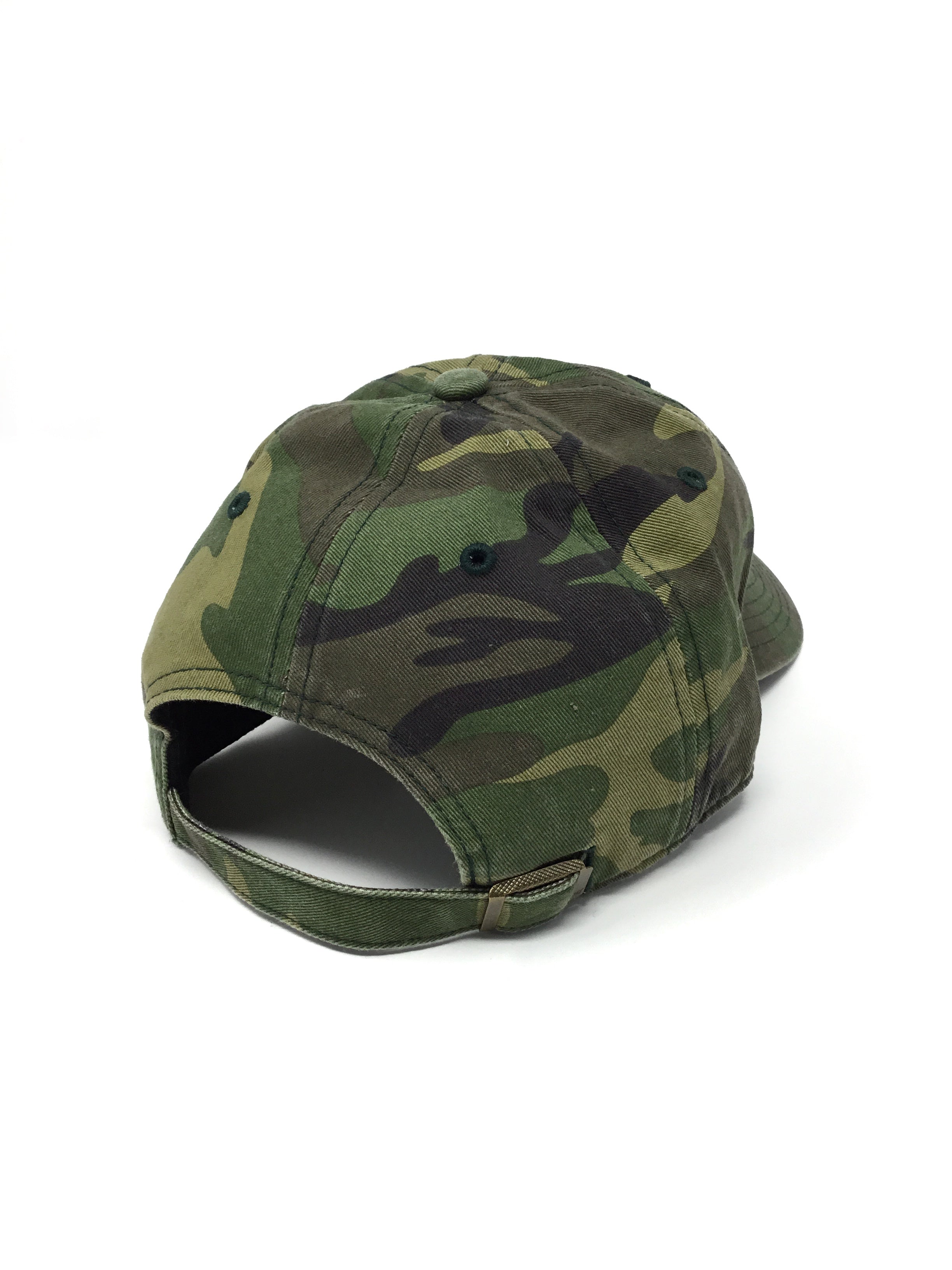 Camo Detroit Lions Blue Logo Adjustable Clean Up Hat