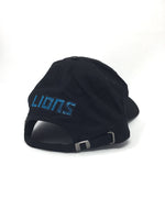 Adjustable Black Detroit Lions Hat - Sparkle Logo